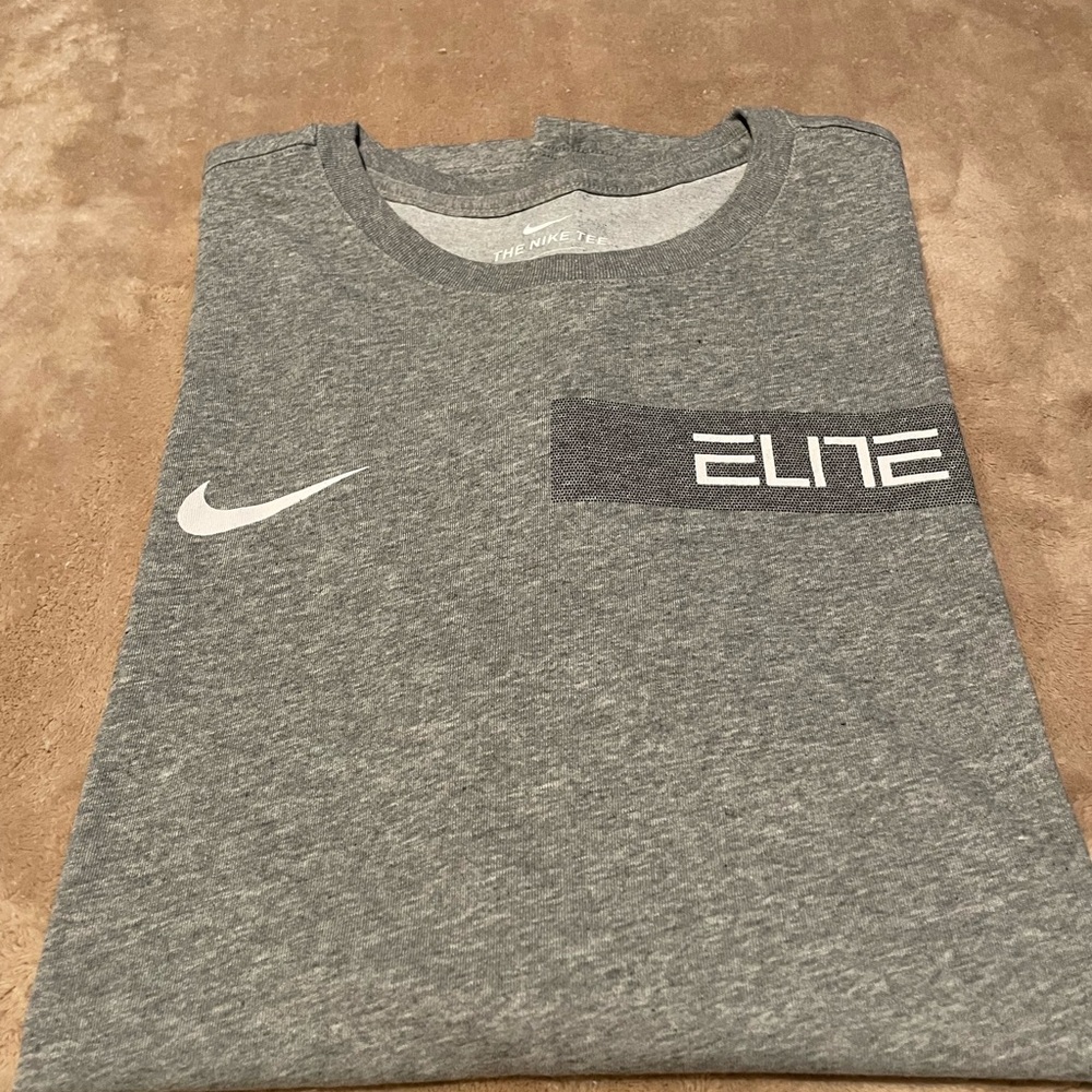 Nike Elite Heather Gray Tee